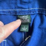 Wild Fable  Blue Denim Mini Skirt white stitching Size 2 Photo 2
