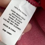 Unique Vintage Gwen Red White Heart Print Blouse Puff Sleeve Size Large Photo 10