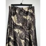 Cato Women’s Satin Paisley Boho MIDI Skirt MEDIUM Photo 3