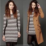 Free People BodyCon Chevron Knit Sweater Dress Cozy Cabin Metallic Low Back Photo 1