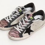 Golden Goose Superstar Ice Suede Pink Zebra sz 39 Photo 0