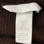 H&M  Pull-On Wide Leg Knit Pants Elastic Waist Brown S Photo 2