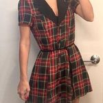 Dolls Kill NWT  Current Mood Devil You Don't Exist Plaid Button Down Mini Dress Photo 0