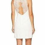 Kensie  white Ivory Lace Cut Out Back Dress Photo 1