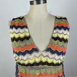 M Missoni Chevron Drawstring Tank Top Yellow Size 4 Photo 2