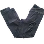 None Black Size Medium Black Distressed Pregnancy Maternity Jeans Pants Photo 0