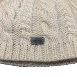 The North Face  Spell Out Wool Chunky Cable Knit Beanie Hat Photo 2
