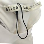 Alice + Olivia White Mesh Panel Sheath Midi Dress Sleeveless Women’s Size 6 Photo 9