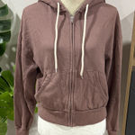 Gap  boxy full zip hooded sweatshirt jacket Photo 0
