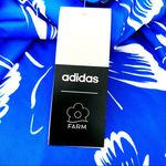 Adidas  Farm Rio Butterfly Mini Dress Womens Large Blue Short Sleeves Summer Photo 1