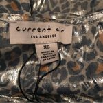 Current Air  Leopard Shine Midi Dress Blue NEW Photo 2