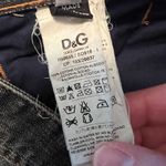 Dolce & Gabbana Jeans Vintage D&G Distressed Straight Leg Button Fly Size 40 Photo 9