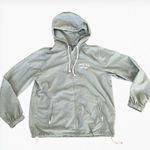 Brandy Melville J Galt Zip Up Windbreaker Raincoat Green Small Photo 0