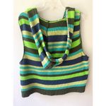 Urban Outfitters UO Sz M Oversized BDG Cropped Hooded Knit Tank Top Pullover Photo 1