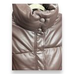 APPARIS Jemma Brown‎ Puffer Coat Size Large Faux Leather NWT Brown Photo 2