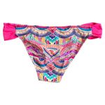 REEF  Pink Multicolor Print Bikini Swim Bottom, M Photo 1