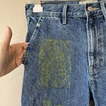 Everlane utility Jeans carpenter Stamp Art Wear Cinch Back Cheeky Adjustable 25 Photo 7