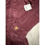 Free People NWT $178  Jayde Cord Flare Jumpsuit Wine L Cottagecore Western‎ Retro Photo 9