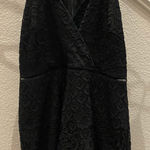 Francesca’s Black Lace Romper Size M Photo 0
