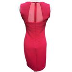 Taylor Women's Sleeveless Zip Up Ribbed Midi Dress Fuschia Hot Pink Size 2 Photo 4