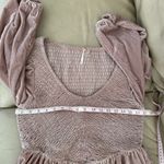 Free People NWOT Farrier Velvet Mini Dress Winter Bloom Mauve. Sz XS. MSRP $128 Photo 9