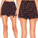 For Love & Lemons X REVOLVE Wrap Skort in Black Floral Sz XS Photo 1