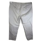 Eileen Fisher  Womens Size 8 Chino Trousers Khaki Preppy Office Wear 26" Inseam‎ Photo 4