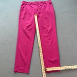 ZARA BASIC Womens Pink Tailored Trousers Cropped Ankle Length Size M Classic Size M Photo 3