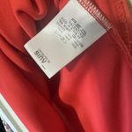R.E.D. Valentino Dress Red Slinky Knee Length Twist Front Sz M EU 44 Stretch Size M Photo 7
