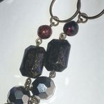 Lia Sophia Elegant Red and Black Beaded Boho Necklace Photo 2