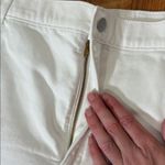 J.Crew Factory Wide Leg‎ Drapey denim trouser jeans white size 32 NWT Photo 2