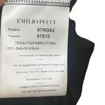 Emilio Pucci Silk Mini Dress Women’s Size 10 Black Sleeveless Shift Keyhole Photo 5