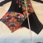 Parsley & Sage Artsy Patchwork Stripe Boho Jersey Dress Women’s Size Medium Black Photo 12