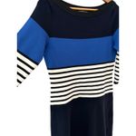 Kate Spade New York Colorblock Striped Scuba Boatneck Mini Dress Size Medium Photo 7