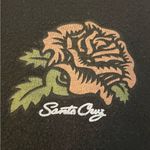 Santa Cruz Skateboards Black Cropped Floral Hoodie Photo 3