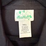 The Quacker Factory Women Vintage Black Denim Studded Embossed Butterfly Jacket Photo 1