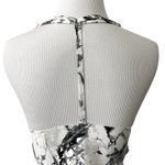 PINK - Victoria's Secret  "Bonded" Marbled Black Grey Strappy Padded Bra Bralette M Photo 4