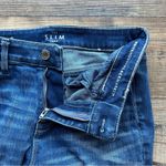 White House | Black Market  Womens The Slim Crop Embroidered Frayed Hem Jeans Sz 0 Photo 6