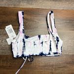l*space NWT L* Wilder Bikini Top Tie Dye Ruched Side Tie Small Photo 6