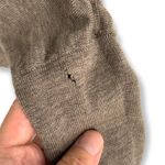 Max Studio  | Medium | 100% Merino Wool Leather Trim Front Pocket Knit Sweater Photo 5