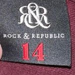 Rock & Republic Burgundy Kimber Shorts Photo 4