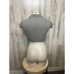 Full Tilt Gray crop top Photo 2