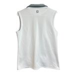 FootJoy  Women's Golf Zip Up Vest White Gray Medium Photo 9
