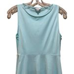 Talula Aritzia A-Line Dress with Mesh Blue Size Medium Photo 2