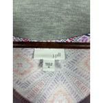 J.Jill Dress M Diamond Print Short Sleeve Knit Casual Comfy Summer Photo 1