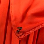 Loft Orange Pleated Skirt 2 Photo 3
