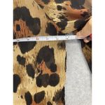 Lounge Beach Lunch  Women's Blouse Animal Print Sheer V Neck Size XS 3/4 Sleeve Photo 6