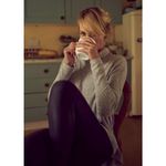 Anthropologie  Maeve Malone Jumper Women's Small Gray Brushed Cowl Neck NWT Photo 11