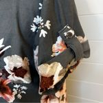 J for Justify Women’s Shirt Dress Gray Floral Buttons Collared Casual Size Large Classic Light Photo 6