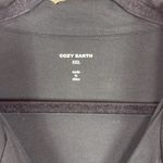 COZY EARTH Women’s Bamboo Long Sleeve Pajama Top Black & White Trim‎ Size 3XL Photo 2